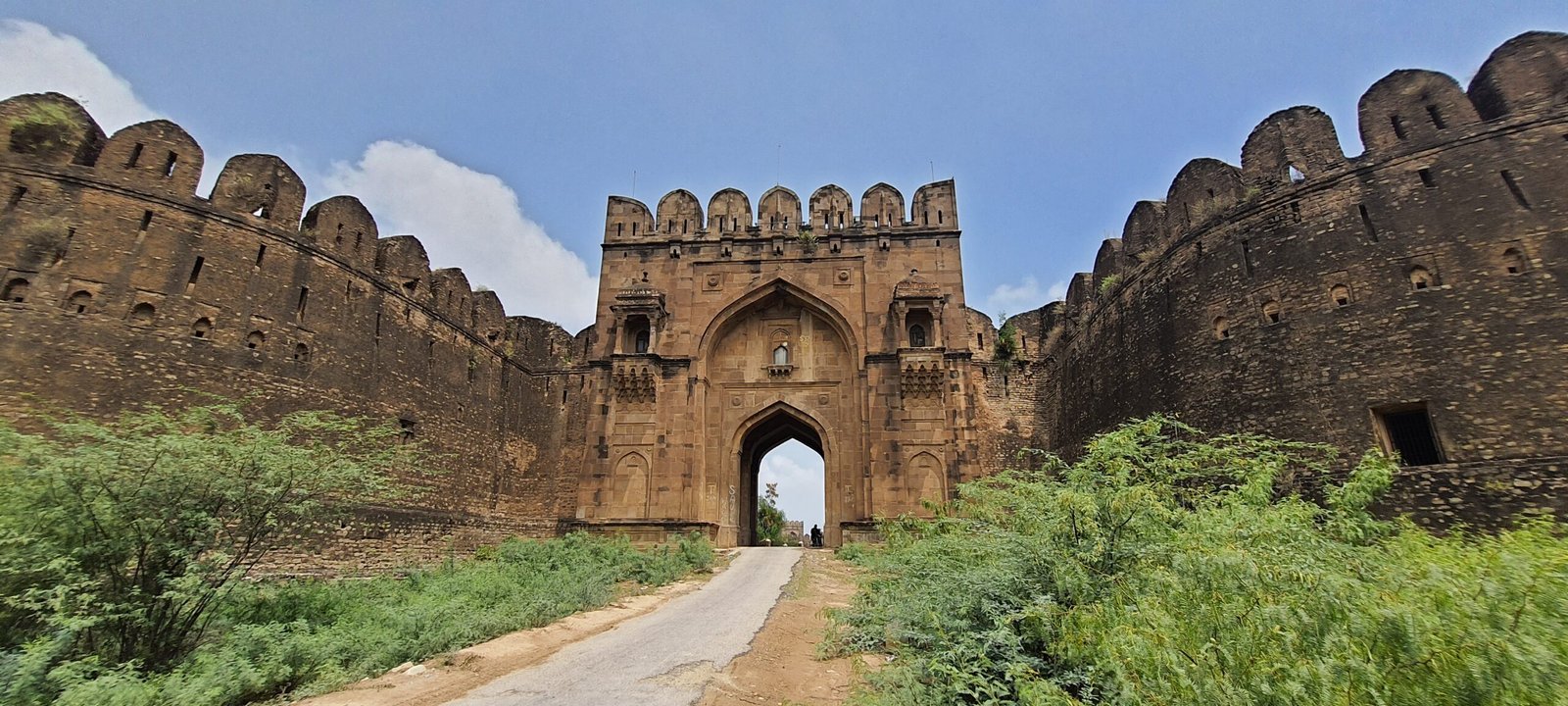 Sohail Gate at Rohtas Fort, a 16th-century military fortress in Punjab, Pakistan