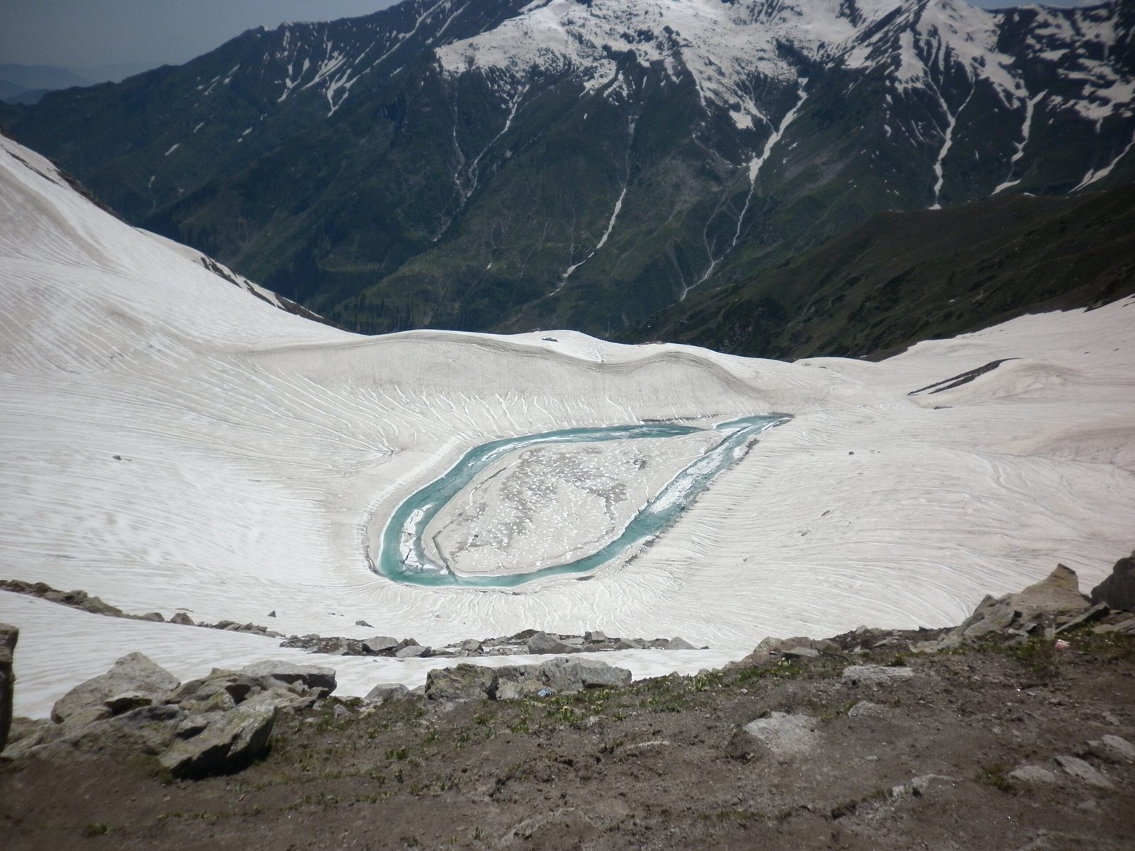 Ansoo Lake, the tear-shaped high-altitude lake in Kaghan Valley