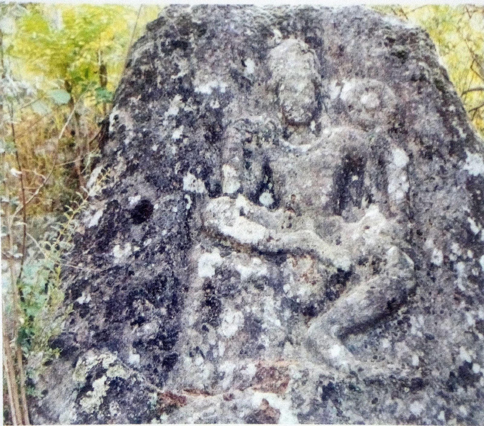Jahanabad Buddha rock carving near Manglawar in Swat Valley