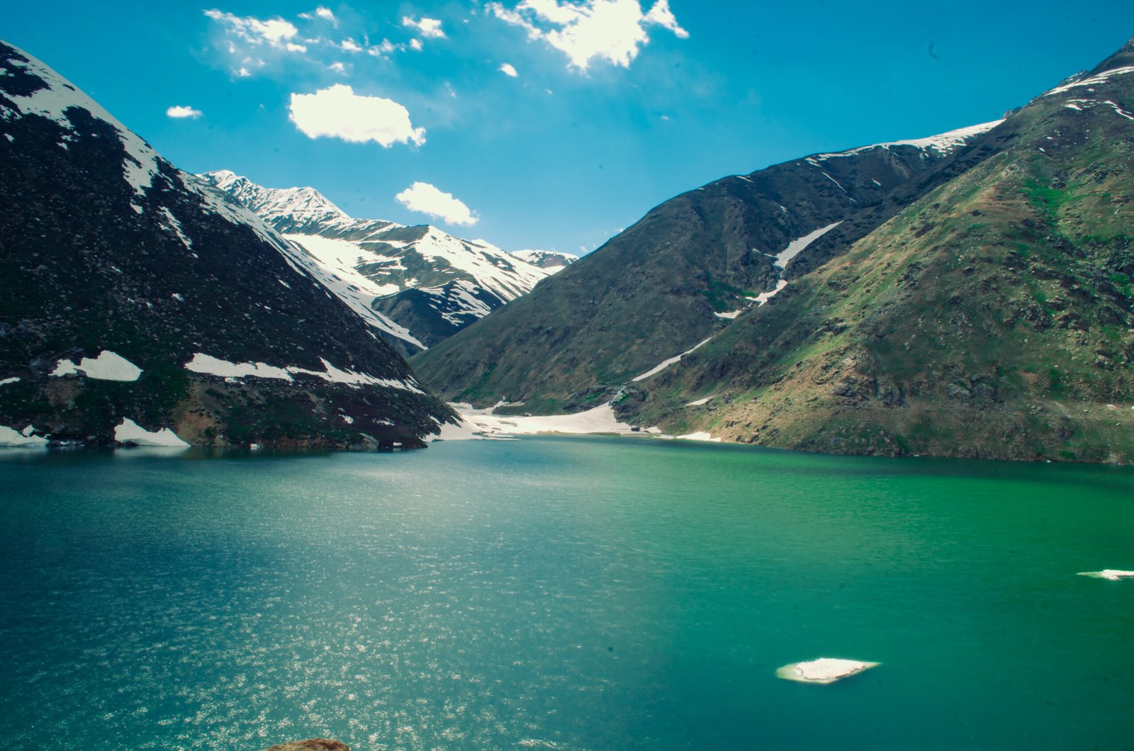 Naran Kaghan trip highlight: Lulusar Lake near Naran on the road to Babusar Top