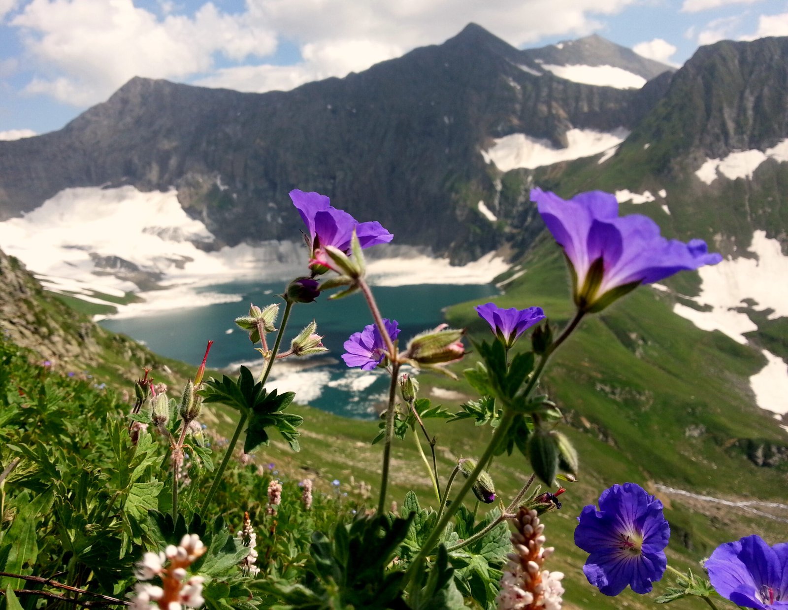 Ratti Gali Lake, a glacial lake in Neelum Valley, Azad Kashmir, Pakistan